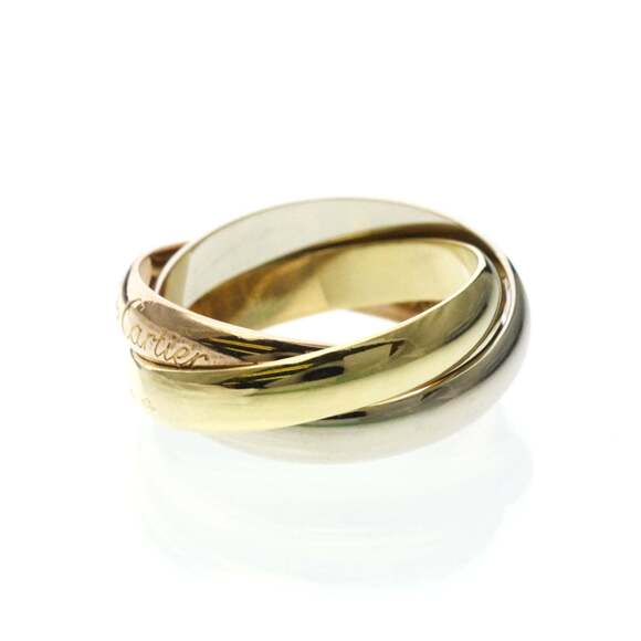 CARTIER Authentic 18k Gold Trinity Ring - Picture 2 of 8